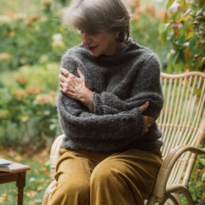 Sweter z alpaki- z łódką (Nubilus)